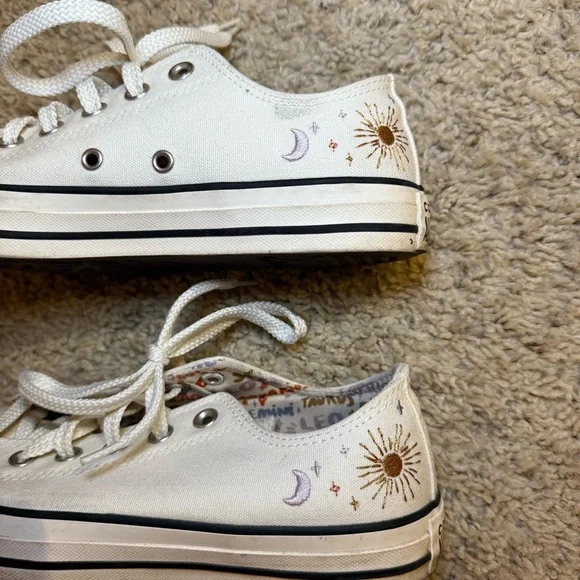 Converse Chuck Taylor All Star Mystic World Low Top Lace Up Canvas Sneaker 8.5 - Picture 7 of 12